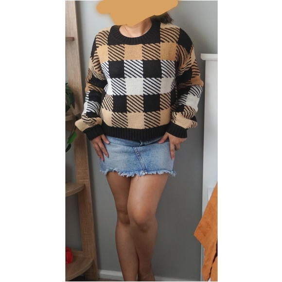 Jay Jays Pattern Knit Crew Neck Jumper Sweater - Picture 7 of 7